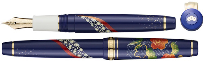 Sailor Fountain pen, Professional Gear Slim Kimono series Longevity (14kt nib)