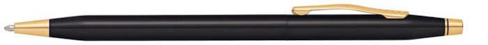 Stylo bille Cross, série Classic Century PVD noir lustré GT