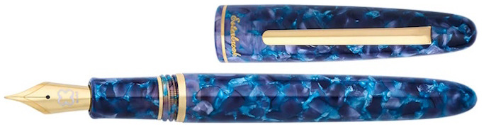 Stylo plume Standard Esterbrook, série Blue Moon Estie - Or (Cartouche / Convertisseur)
