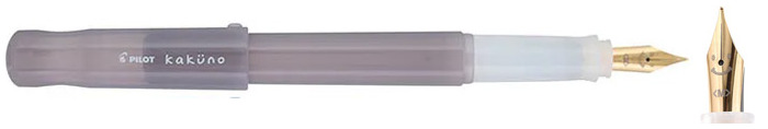 Stylo plume Pilot, série Kakuno Madoromi Gris