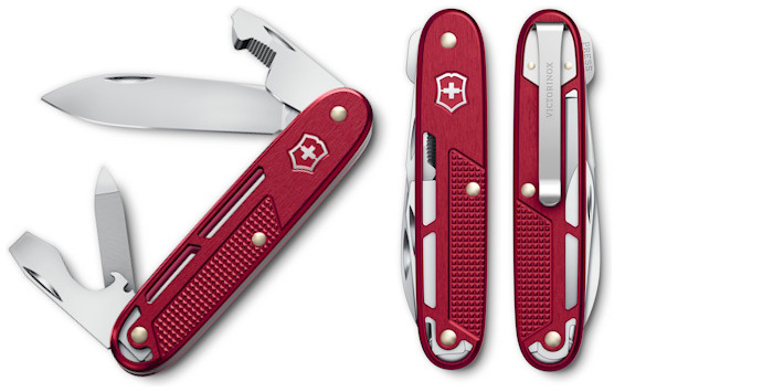 Couteau Victorinox, série Alox Refined Rouge (Synergy Alox)