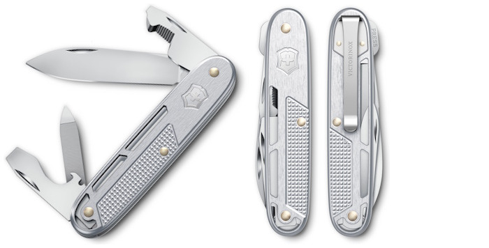 Couteau Victorinox, série Alox Refined Argent (Synergy Alox)