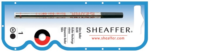 Sheaffer Roller refill, Refill & ink series slim Black ink