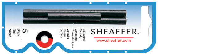 Sheaffer Ink cartridge, Refill & ink series Black ink