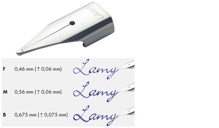 Lamy Fountain pen nib, Parts series Steel Z50 (Regular sizes) 
