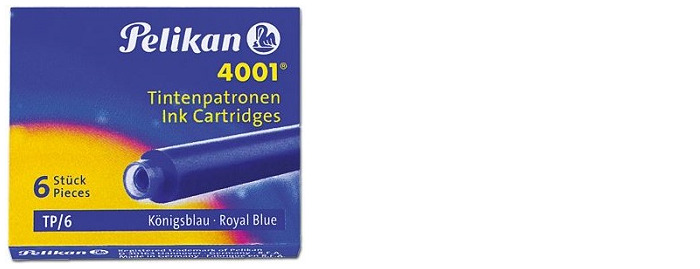 Pelikan Ink cartridge, Refill & ink series Royal blue ink (Short)