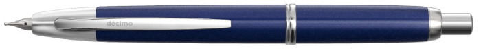 Stylo plume Pilot, série Capless Decimo Retractable Bleu foncé